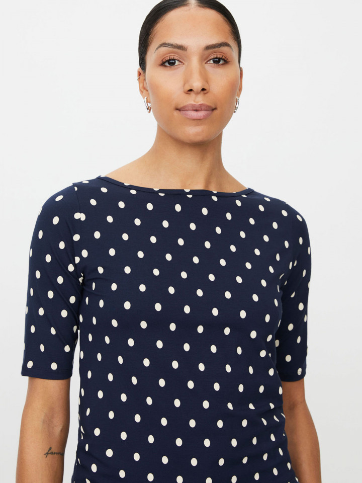 Trikåtopp Bavessa Marin Prick från Masai