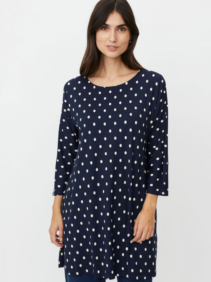 Tunika Gertine marin prick från Masai