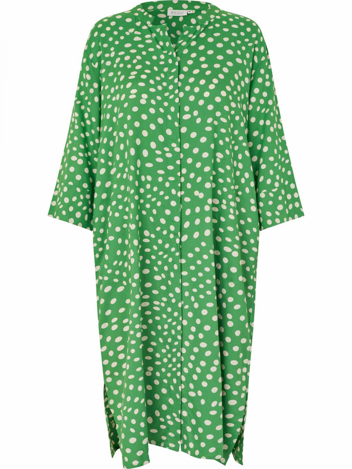 Skjortklänning Nimes grön prick från Masai