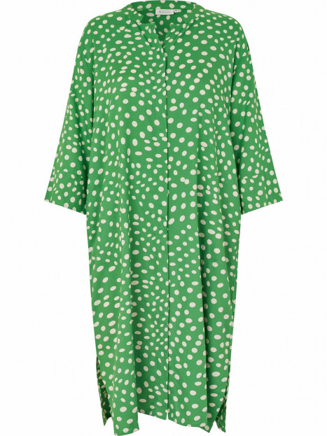 Skjortklänning Nimes grön prick från Masai