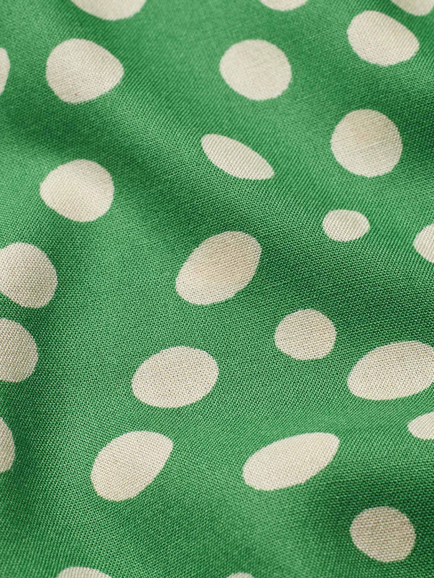 Skjortklänning Nimes grön prick från Masai 2