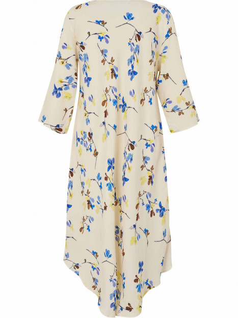 Klänning Nora ljusgul Flower från Masai