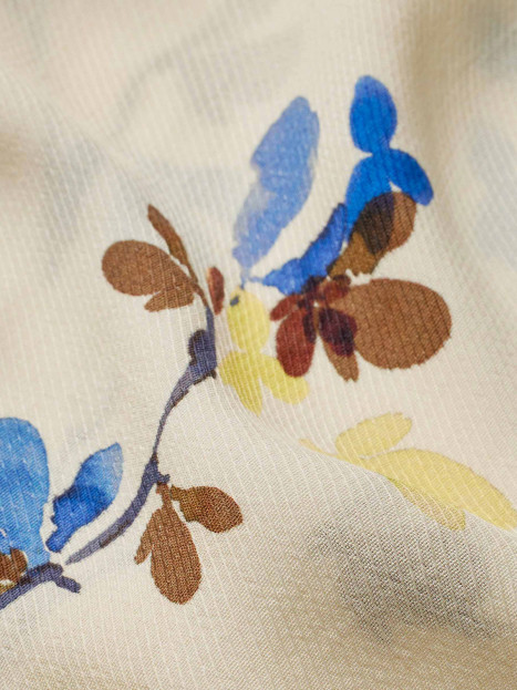 Klänning Nora ljusgul Flower från Masai