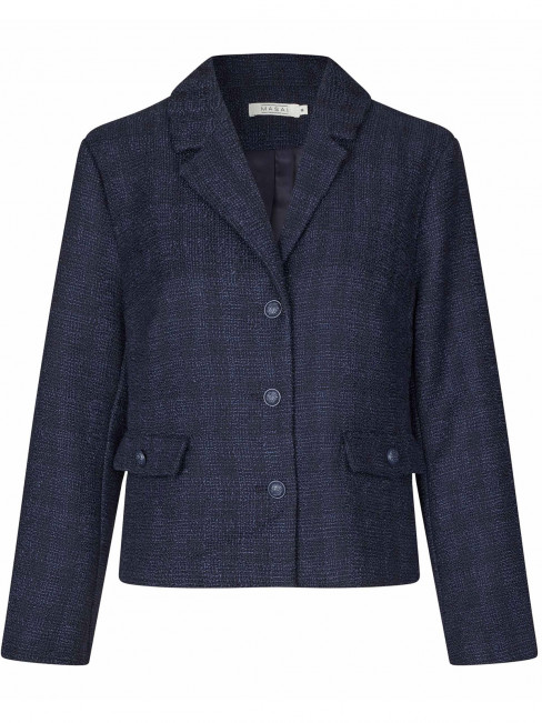 Boucléjacka Jaxanja marin från Masai