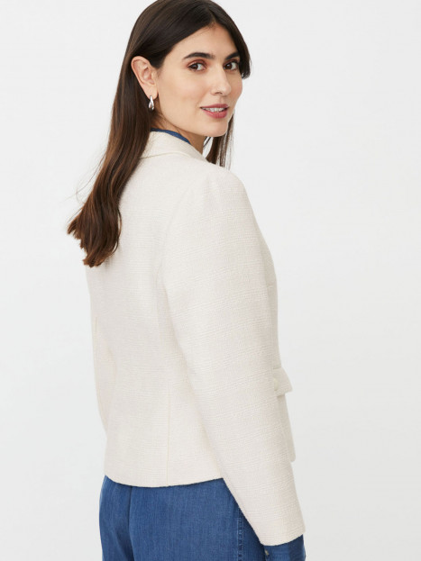 Boucléjacka Jaxanja cremevit från Masai