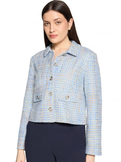 Boucléjacka ljusblå från Betty Barclay