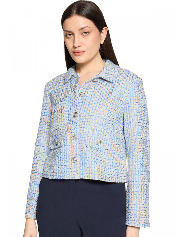 Boucléjacka ljusblå från Betty Barclay