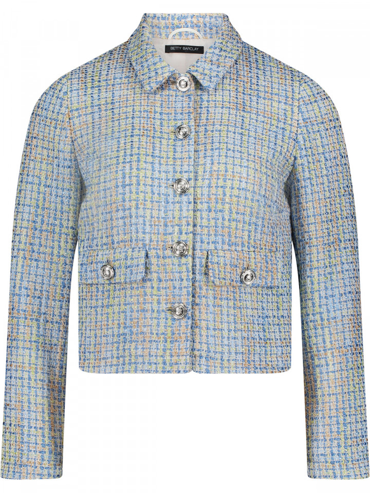 Boucléjacka ljusblå från Betty Barclay