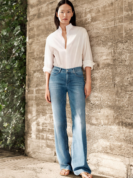 Jeans Dream Wide mellanblå denim från Mac