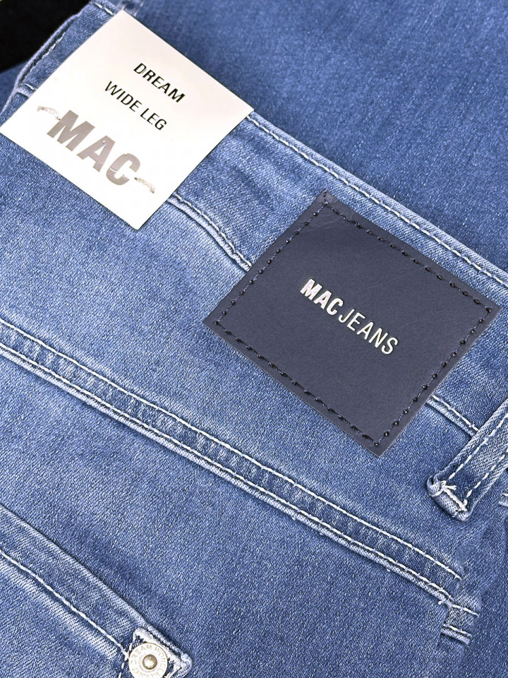 Jeans Dream Wide mellanblå denim från...