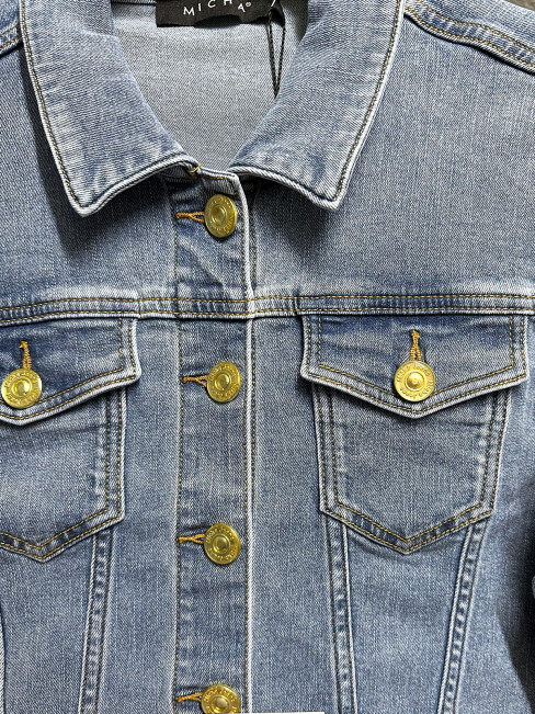 Jeansjacka ljusare denimblå från Micha 2