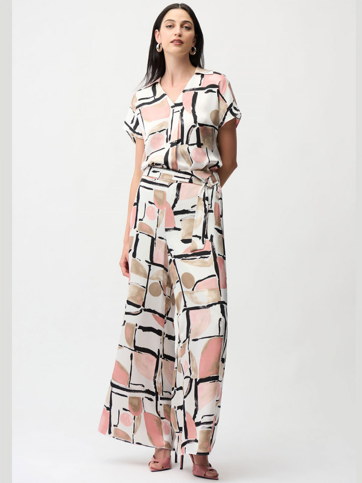 Satintopp rosa från Joseph Ribkoff