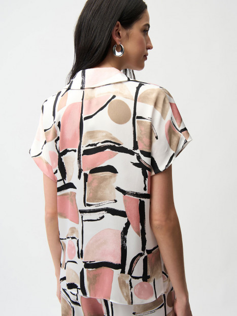 Satintopp rosa från Joseph Ribkoff