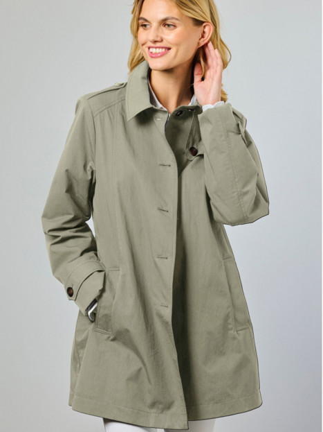 Trenchjacka Noelle kakigrön från Junge