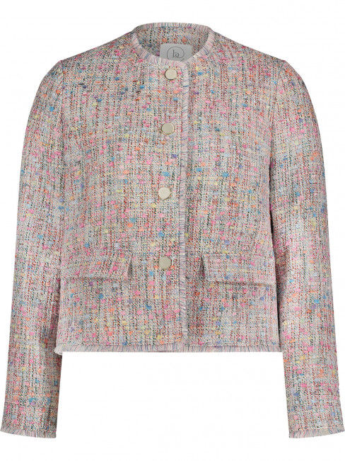 "Chaneljacka" bouclé multi från Betty & Co