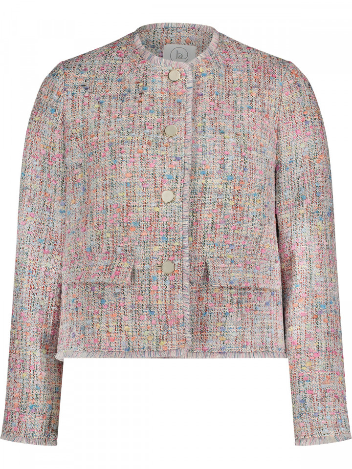 "Chaneljacka" bouclé multi från Betty & Co