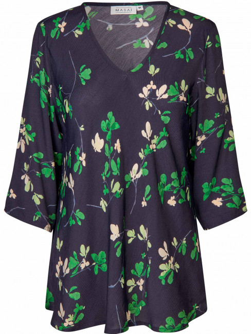 Blus Katacia Marin Flower från Masai