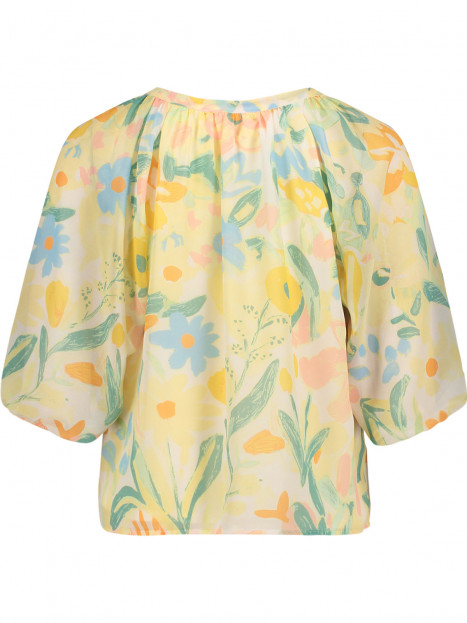 Chiffongblus gul från Betty & Co