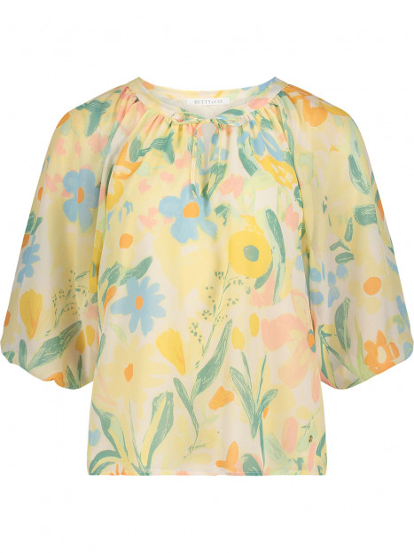 Chiffongblus gul från Betty & Co