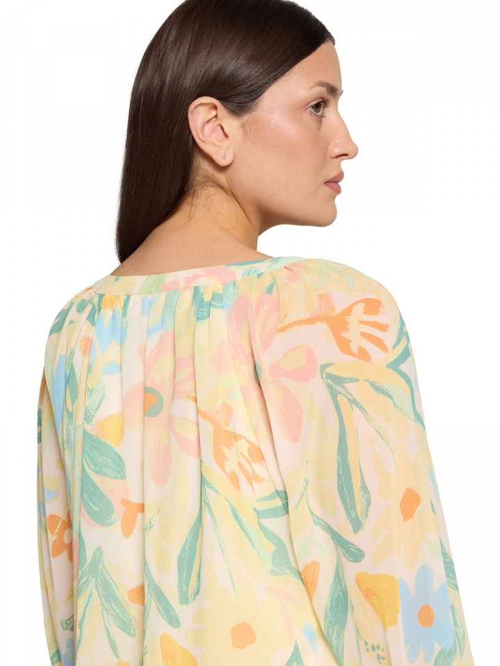 Chiffongblus gul från Betty & Co