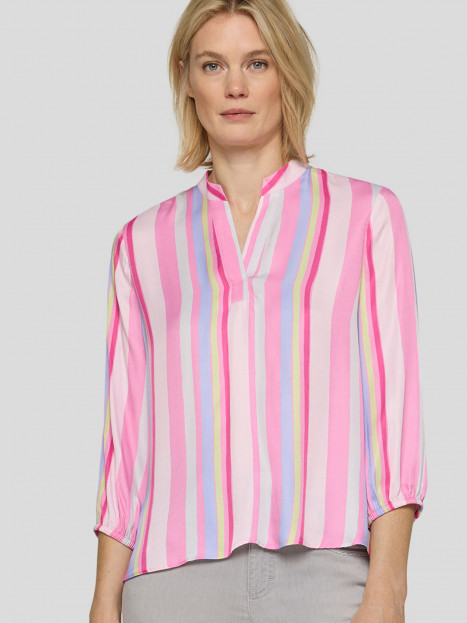 Viskosblus rand rosa från Rabe