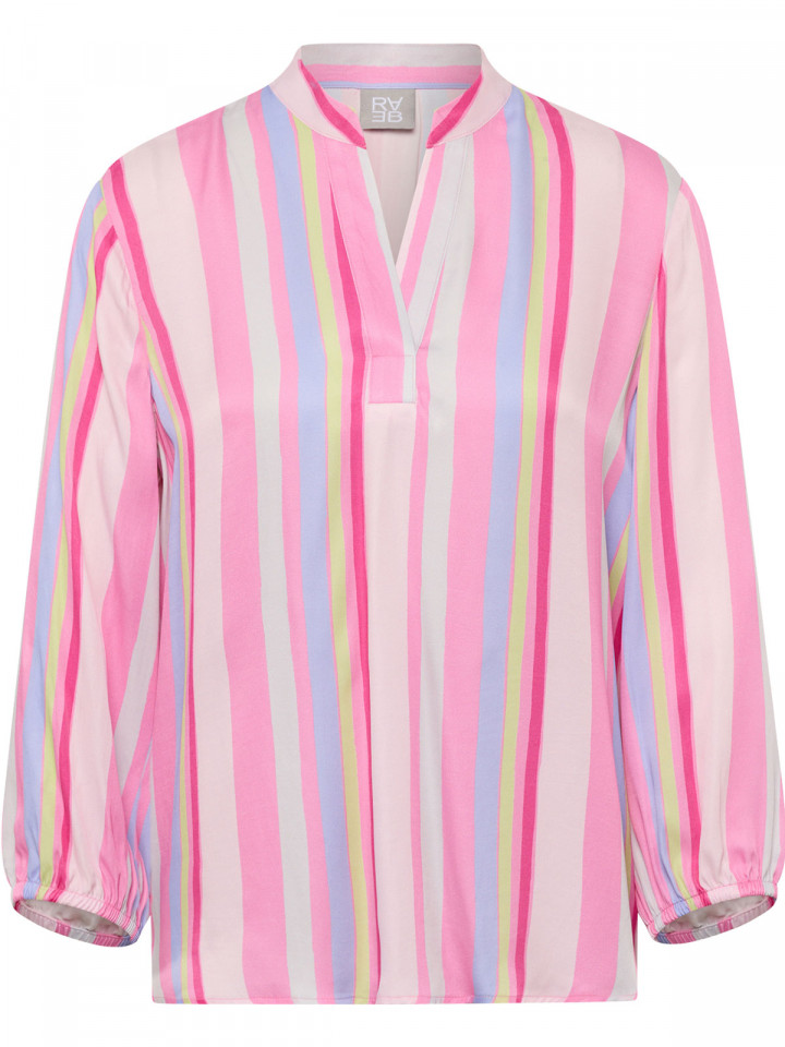 Viskosblus rand rosa från Rabe