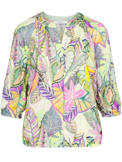 Viskosblus Rana multipastell från Bianca