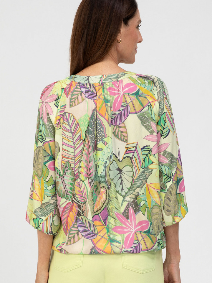 Viskosblus Rana multipastell från Bianca