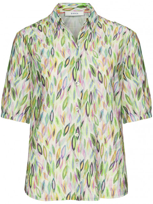 Creppad blus Alice multipastell från Bianca