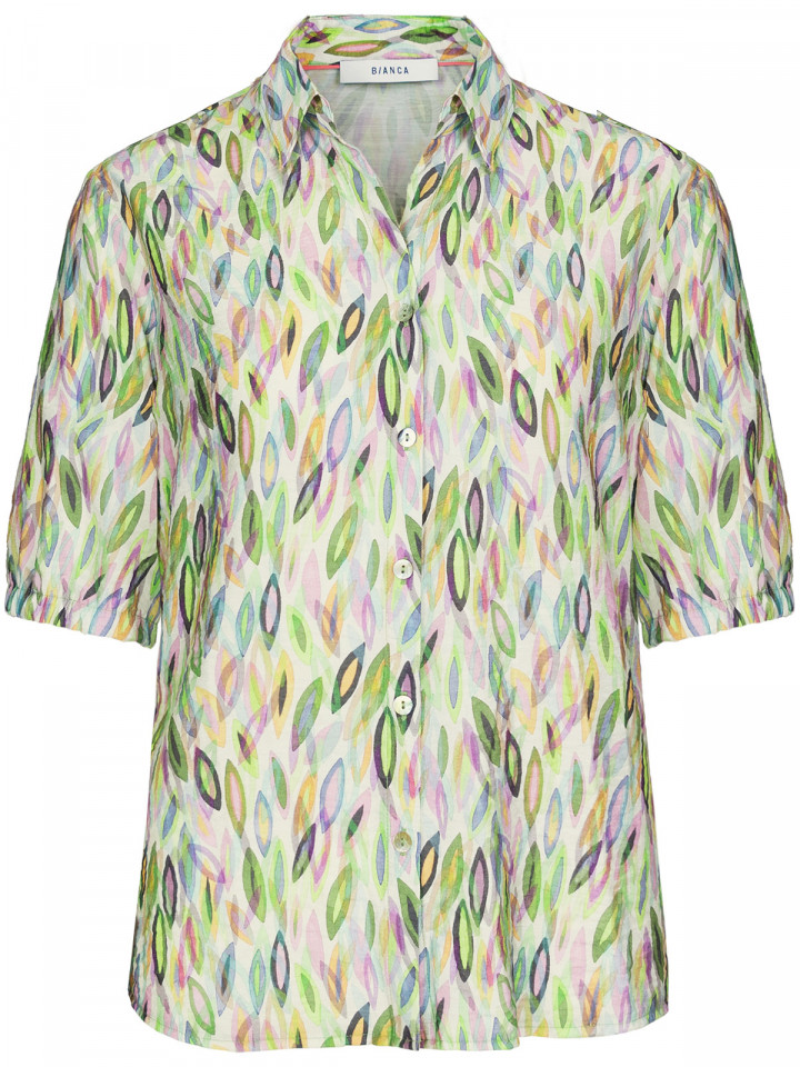 Creppad blus Alice multipastell från Bianca