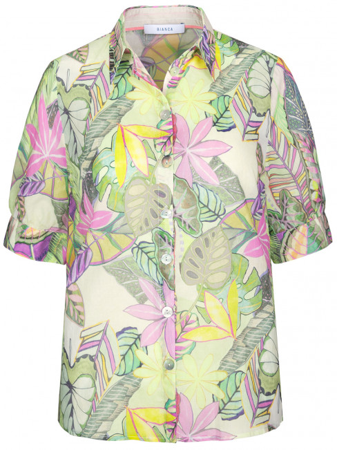 Tunn bomullsblus Alice multipastell från Bianca