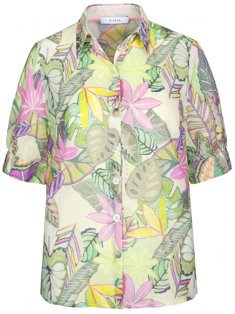 Tunn bomullsblus Alice multipastell från Bianca