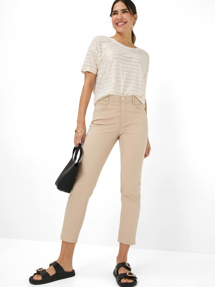 Mary S Bomull Beige 7/8-del från Brax