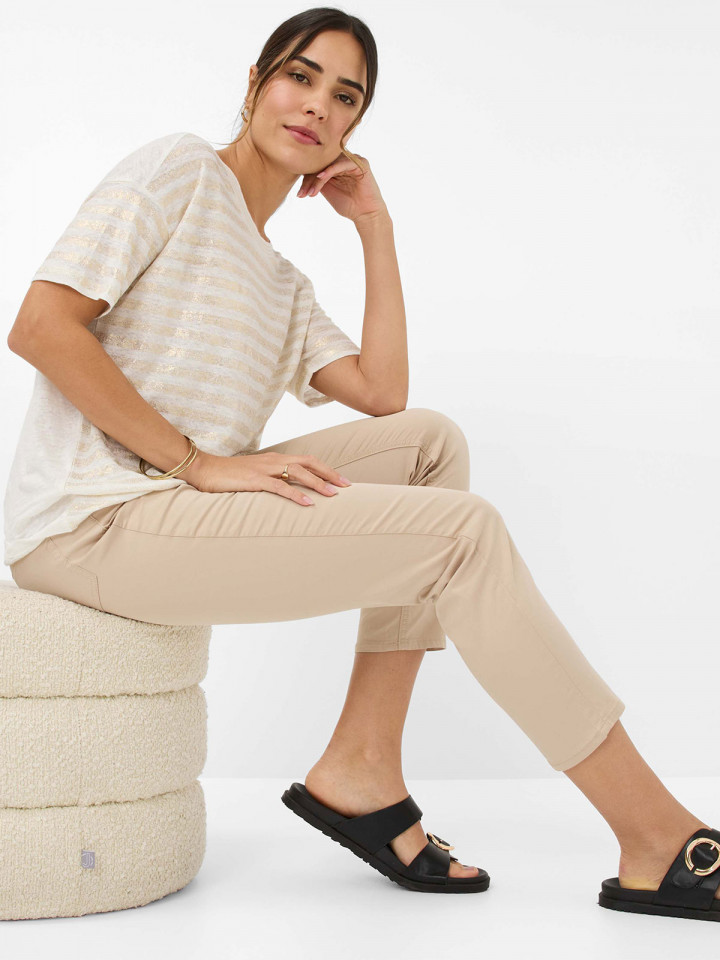 Mary S Bomull Beige 7/8-del från Brax