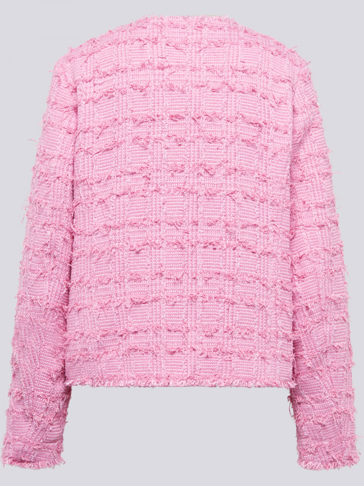 "Chaneljacka" bouclé rosa från Rabe
