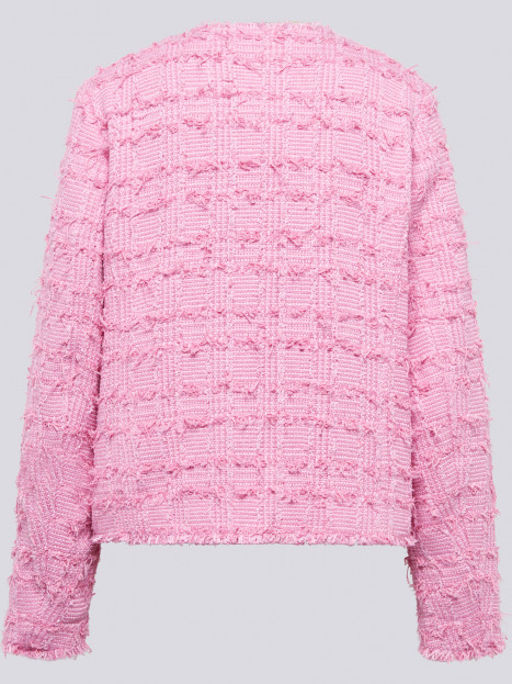 "Chaneljacka" bouclé rosa från Rabe
