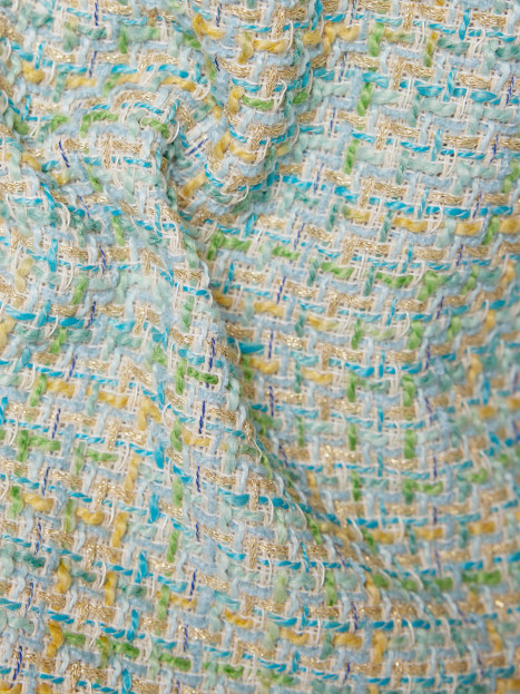 "Chaneljacka" bouclé grön från Rabe