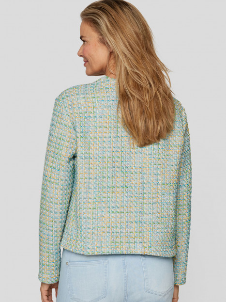 "Chaneljacka" bouclé grön från Rabe