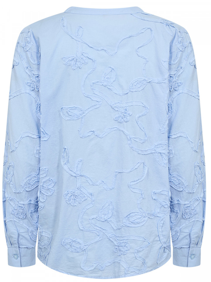 Bomullsblus Caliste himmelsblå från...