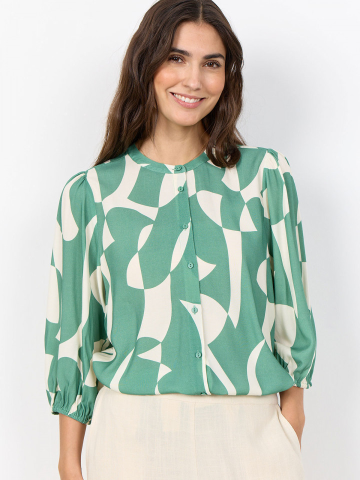 Blus Chanise grön från SoyaConcept