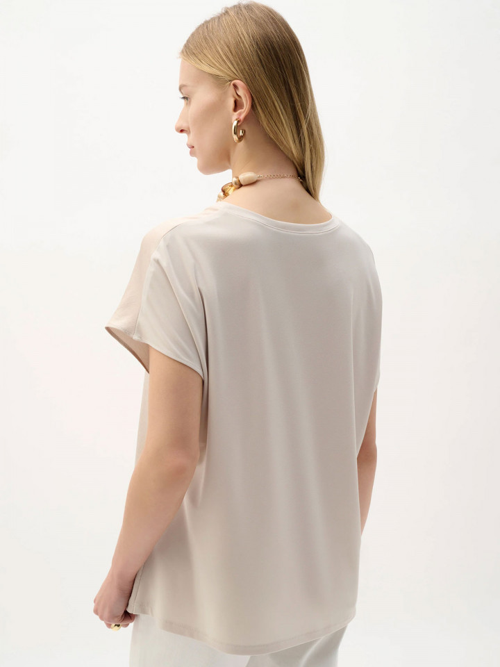 Satintopp sand från Joseph Ribkoff