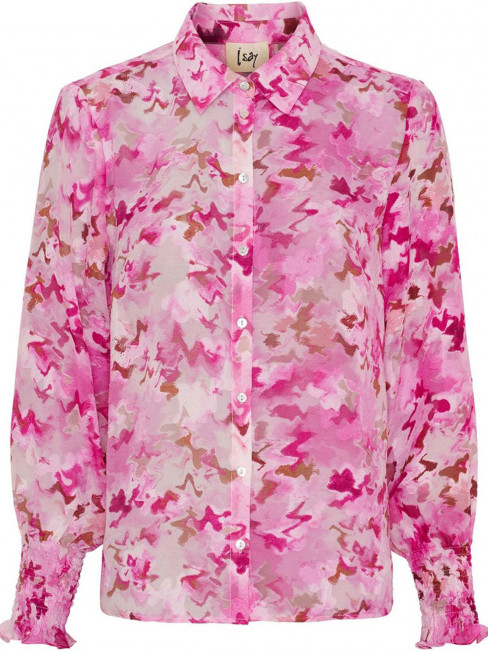 Chiffongblus Vibse Cerise från Isay