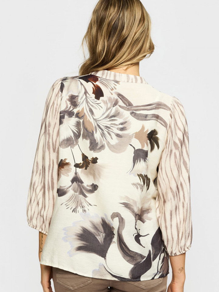 Viskosblus Java sand från 2-BIZ