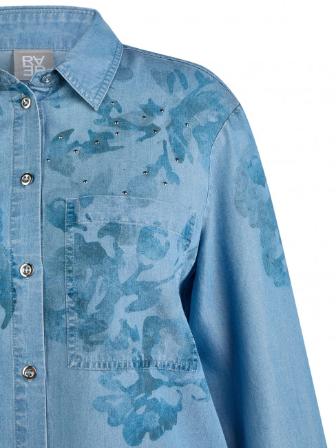 Lyocellskjorta denimblå från Rabe 2