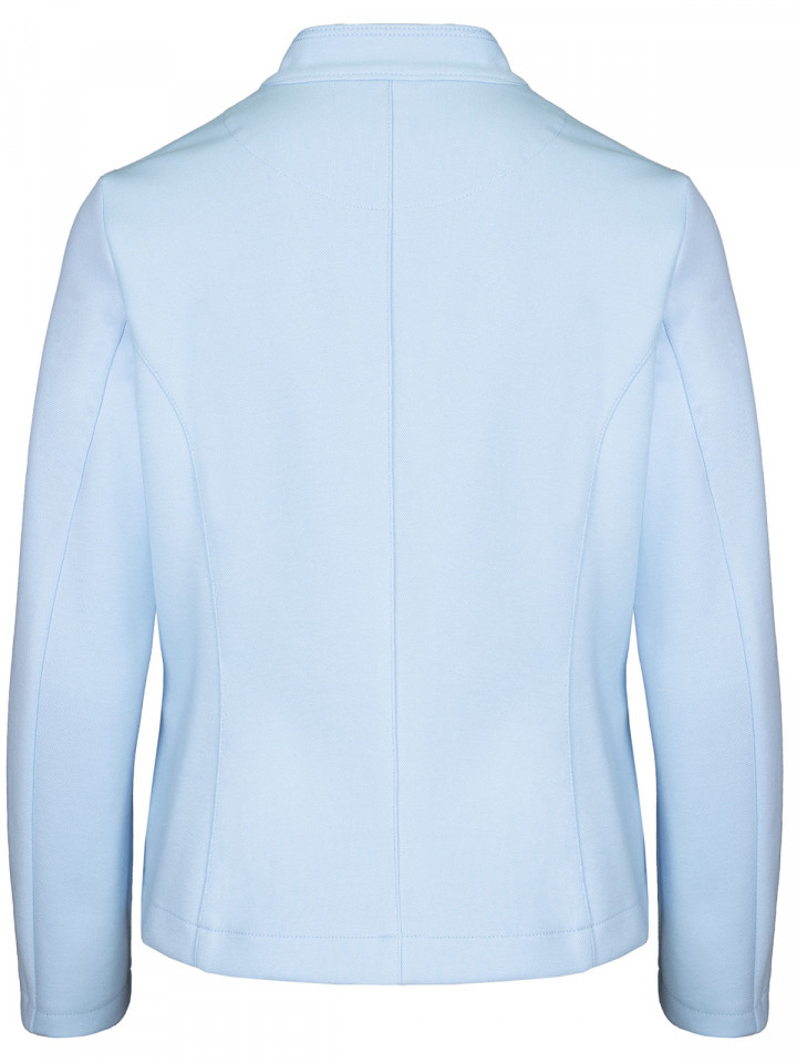 Trikåkavaj Jolien ljusblå från Bianca