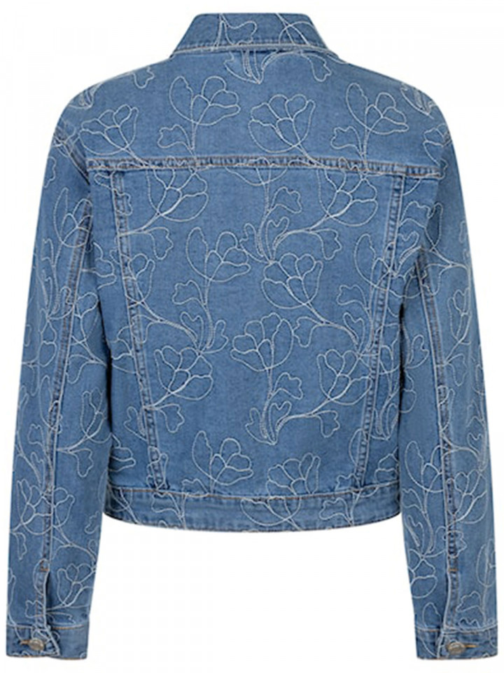 Jeansjacka brodyr denimblå från Red...