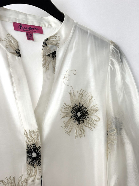 Chiffongblus Azogue creme från Bariloche