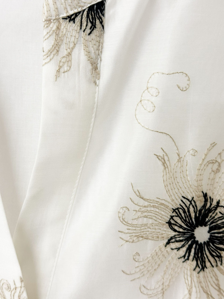 Chiffongblus Azogue creme från Bariloche