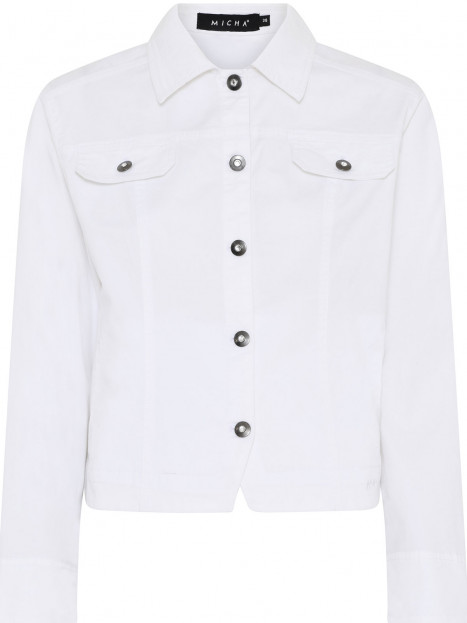 Bomullsjacka vit från Micha