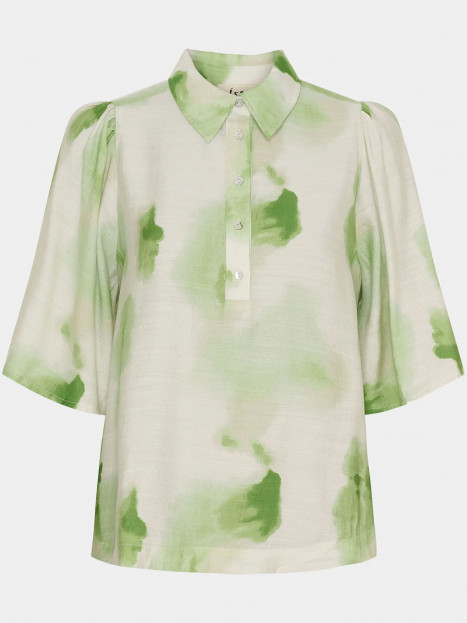 Blus Ane Placket grön från Isay